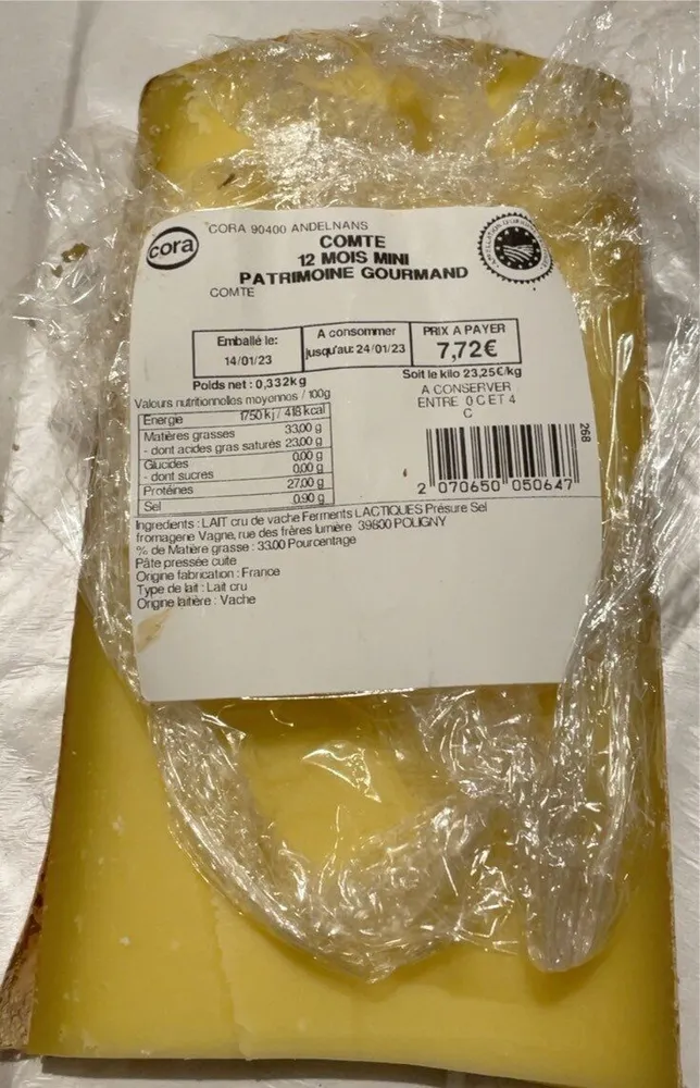 Comte 12 mois