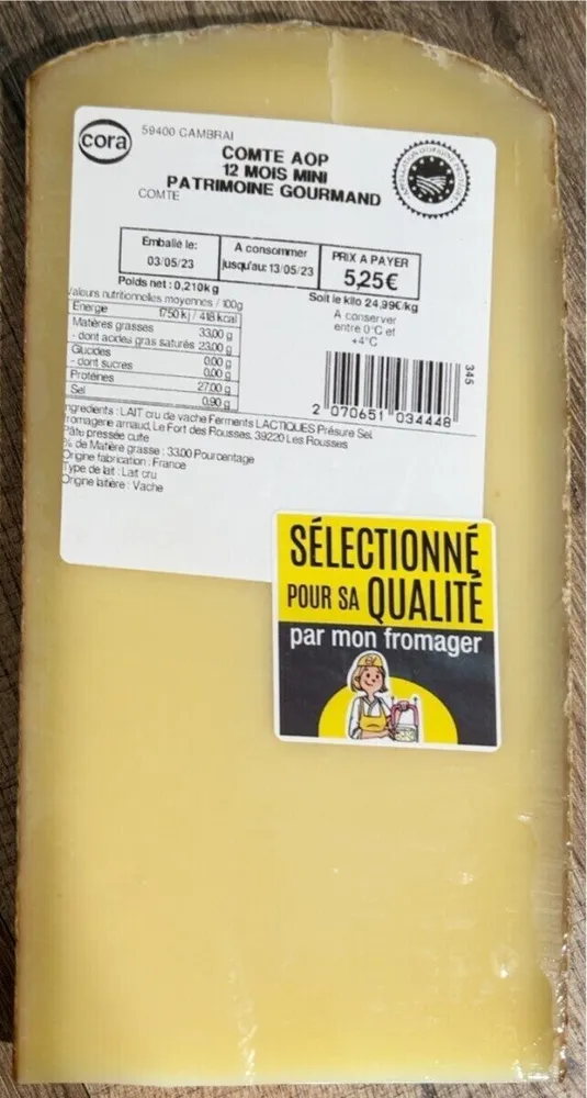 Comte aop 12 mois mini