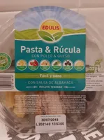 Ensalada de pasta & rúcula con pollo y queso