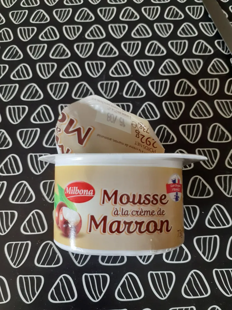 Mousse à la crème de marron