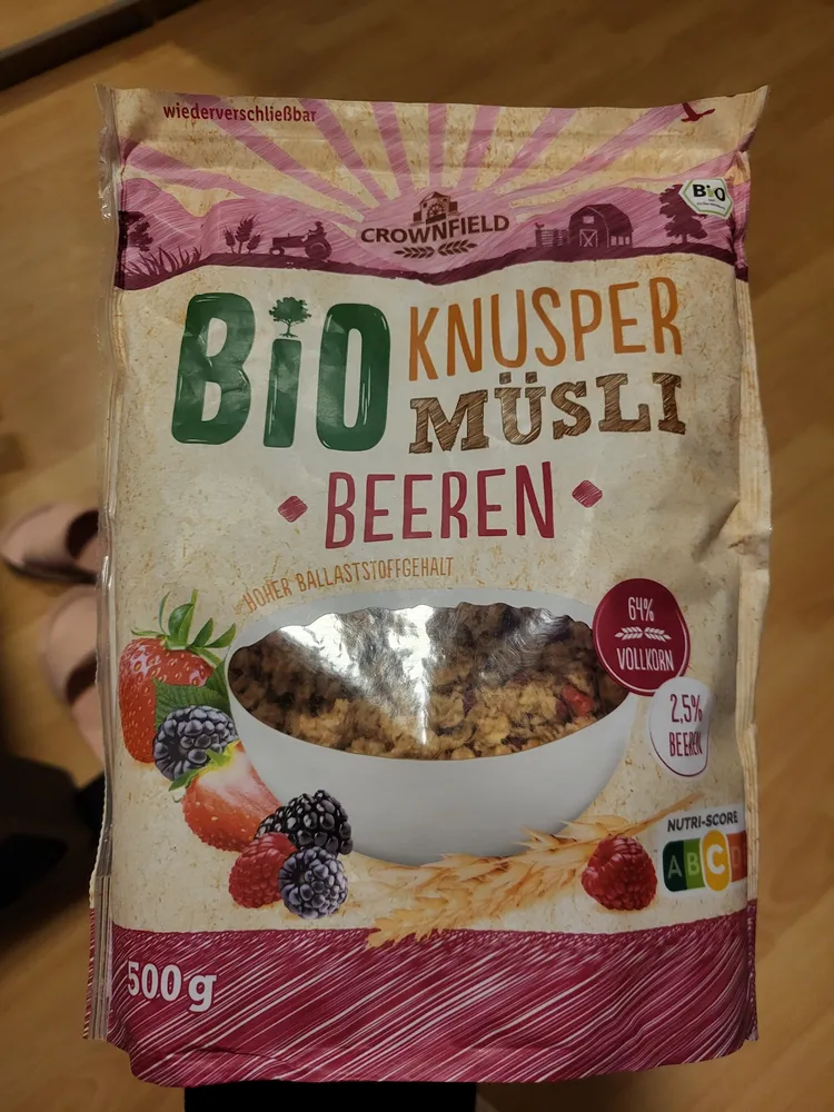 Bio Knuspermüsli Beeren