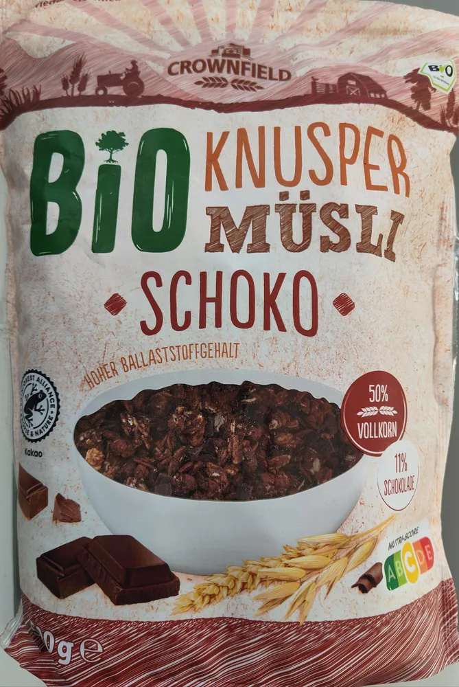 Bio Knusper Müsli Schoko