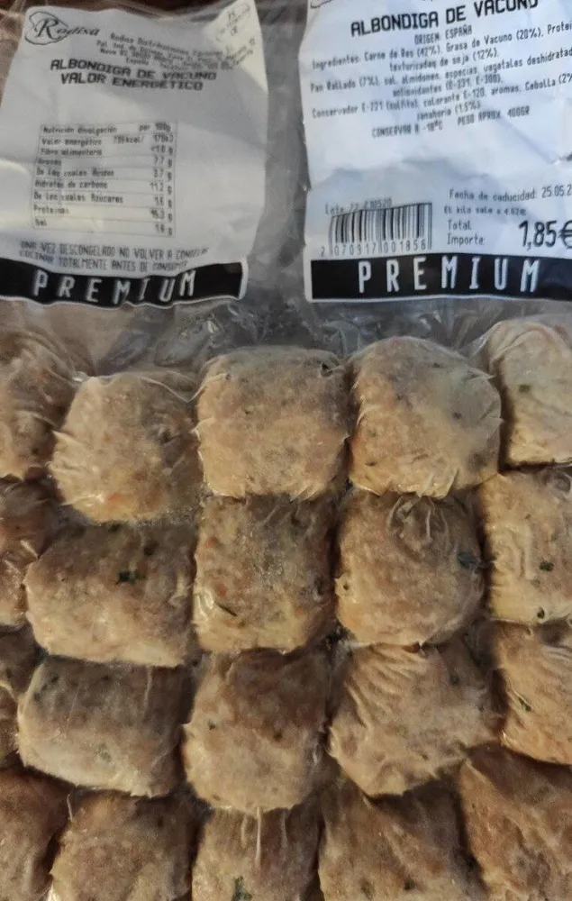 Albóndigas de vacuno