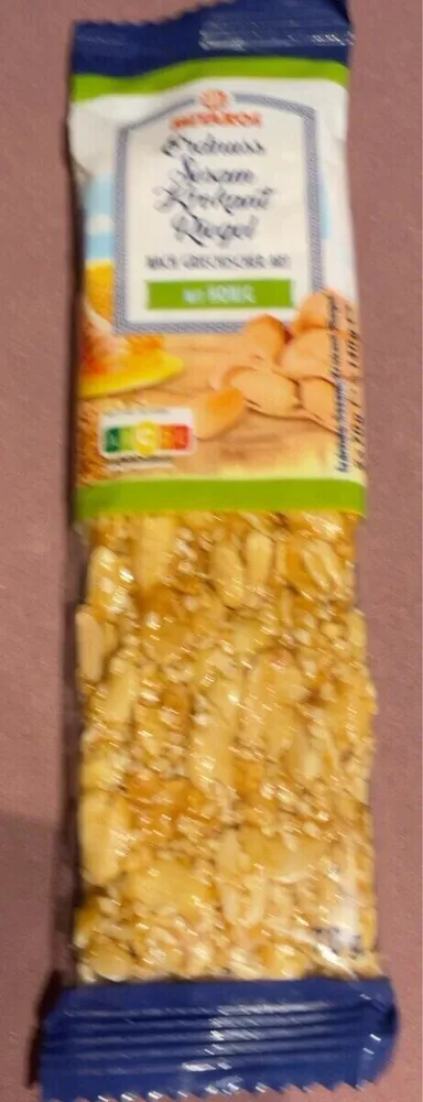 Erdnuss Sesam Krokant Riegel