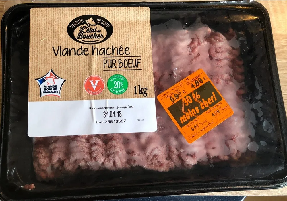 Viande Hachée 100% Pur Boeuf