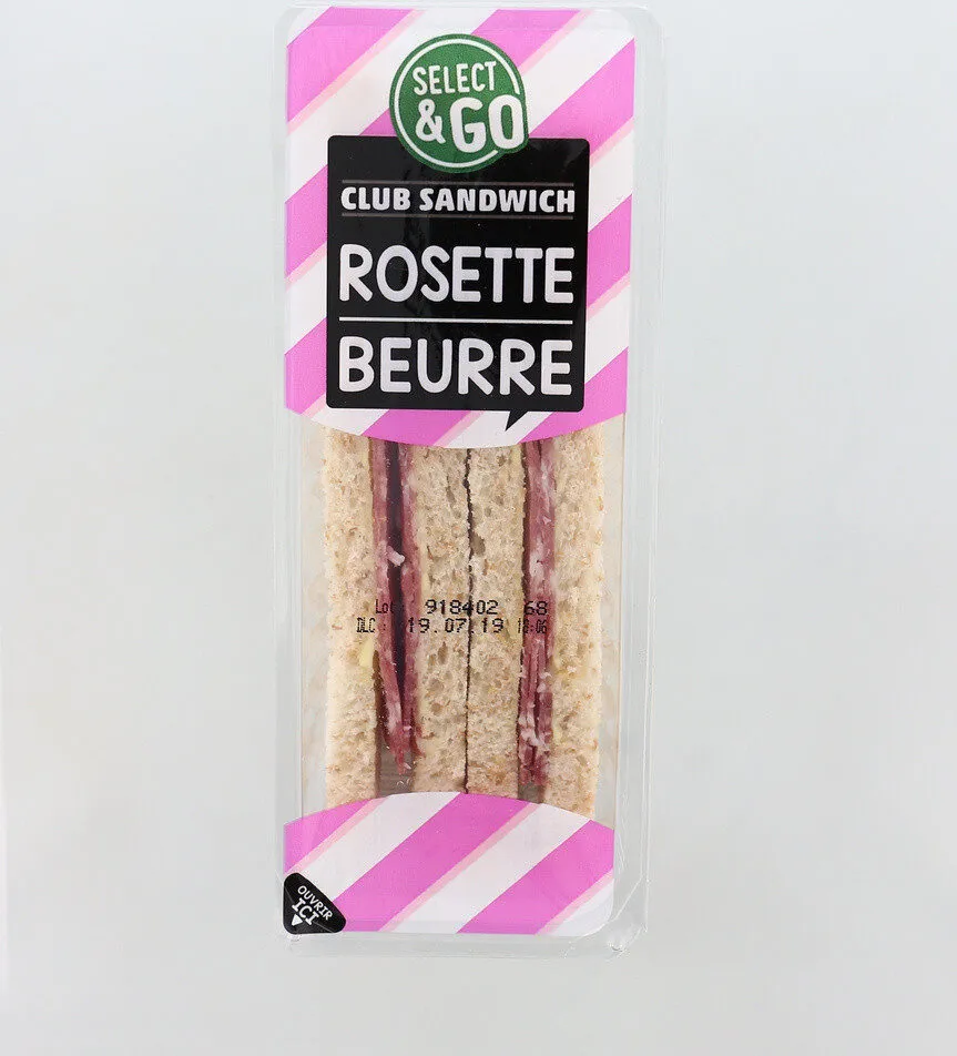 Club sandwich rosette beurre