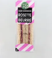 Club sandwich rosette beurre