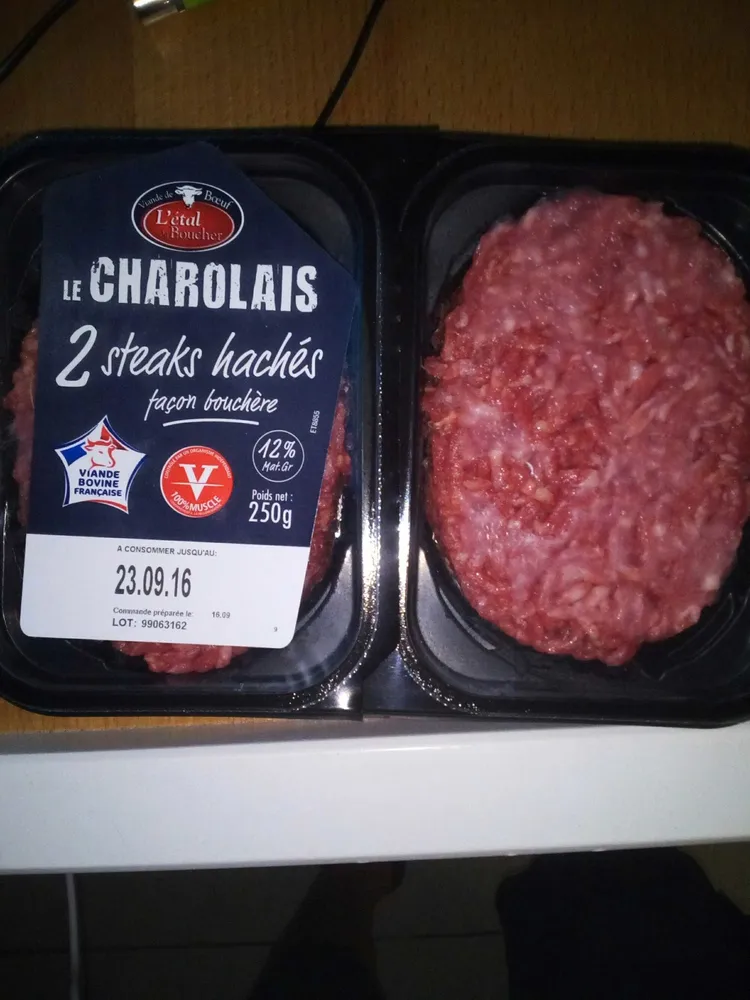 Steak Hachés Charolais Façon Bouchère