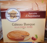 Gâteau Basque à la cerise noire