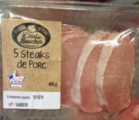 5 Steaks de porc