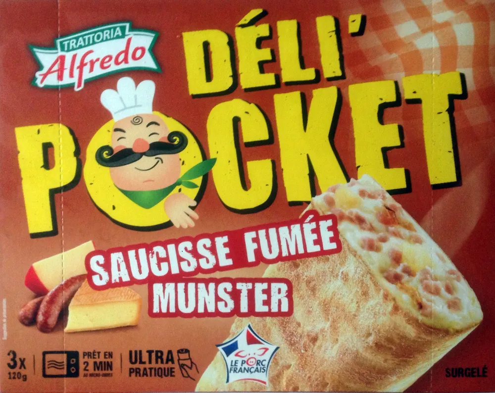 Déli'Pocket Saucisse Fumée Munster