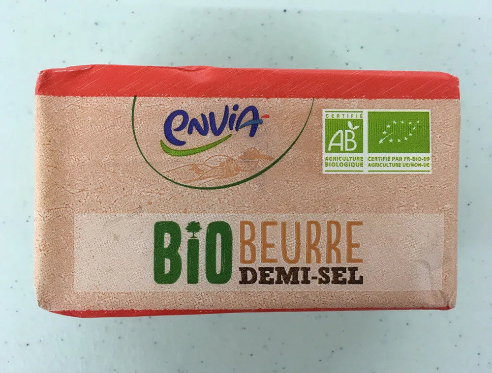 Beurre bio demi-sel 250g