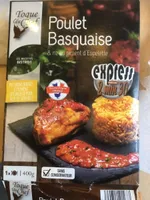Poulet Basquaise & riz au piment d'Espelette