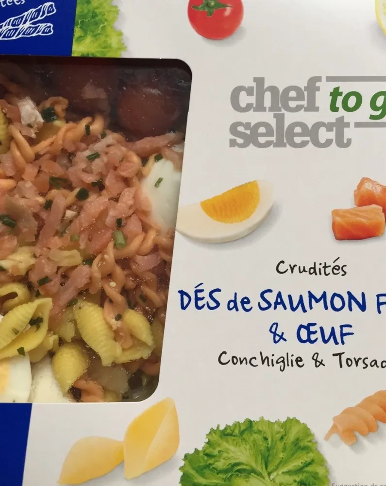 Salade Dés De Saumon Fumé Et Oeuf