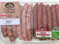 6 chipolatas et 6 merguez