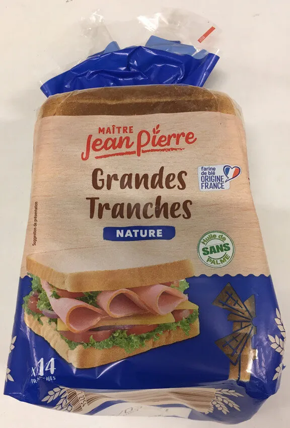 Pain de mie sandwich nature