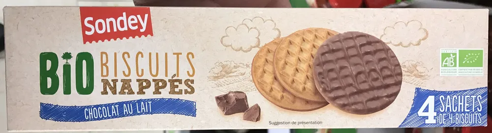 Biscuits nappés Chocolat au Lait