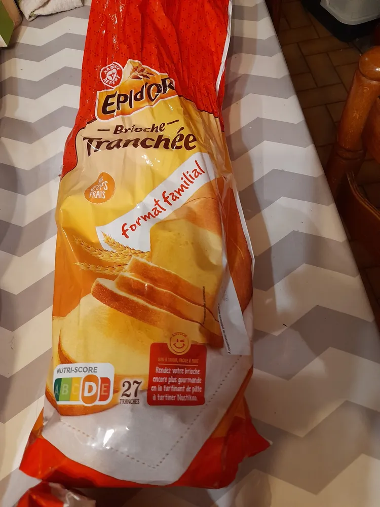 Brioche tranchée