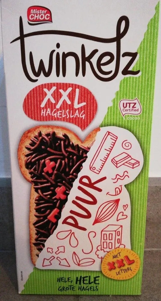Twinkel XXL hagelslag chocolat noir
