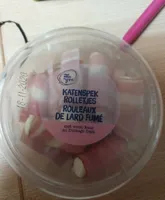 Rouleaux de lard fumé
