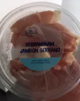 Jambon serrano au fromage frais