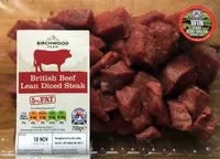 British beef lean diced steak