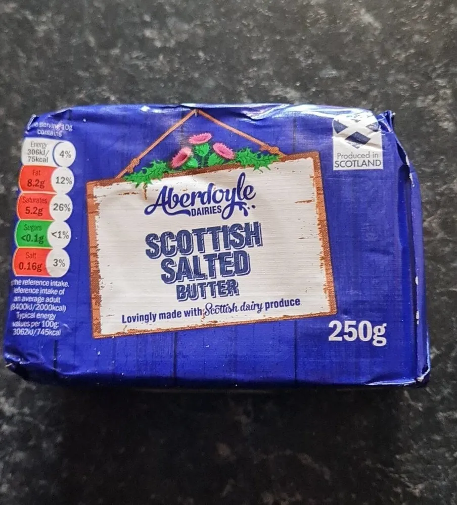 Scottish salted butter