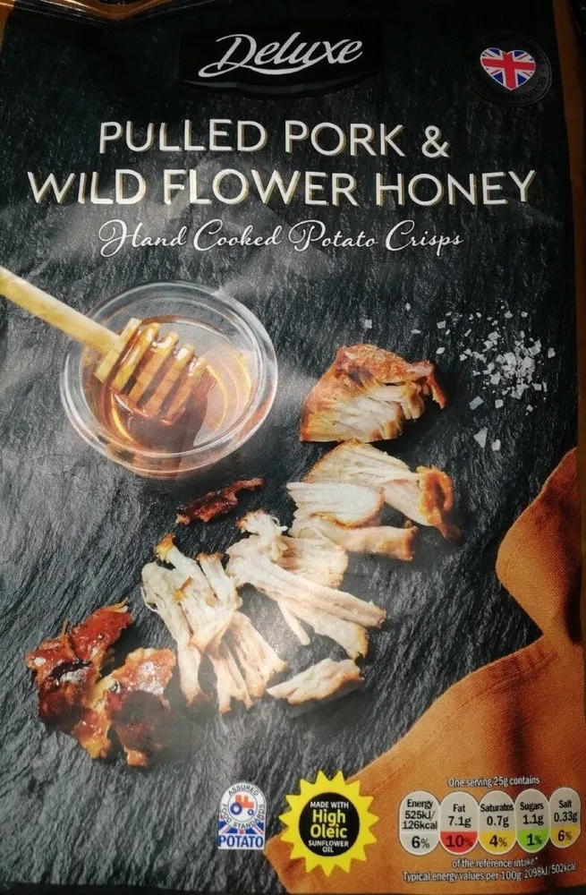 Pulled Pork and Wild Flower Honey Crisps