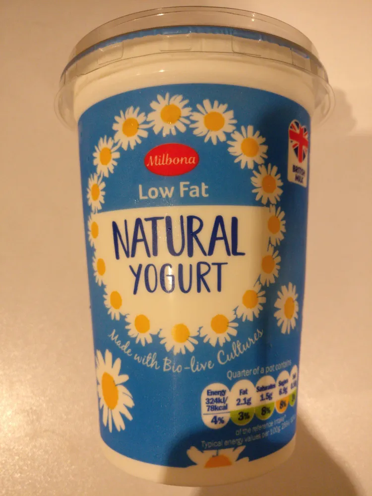 Low fat Natural Yogurt