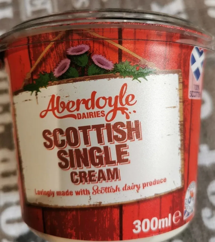 Scottish single cream