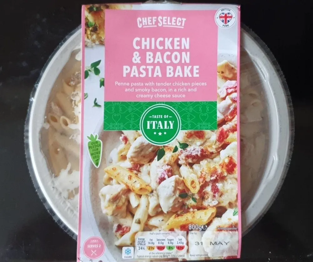 Chicken and Bacon Pasta Bake