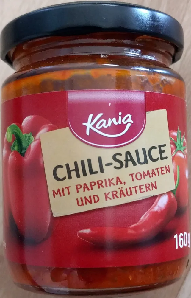Chile-Sauce mit Paprika, Tomaten und Kräutern