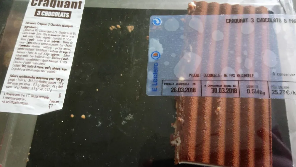 Craquant 3 chocolats