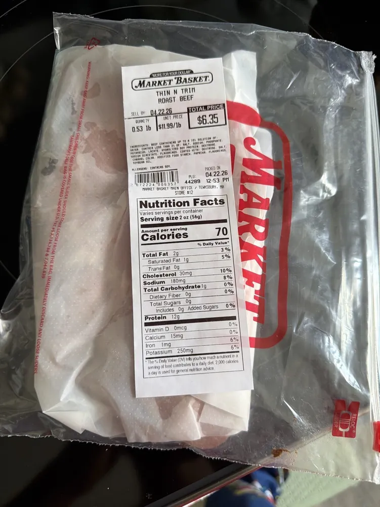 Thin NTrim Roast Beef