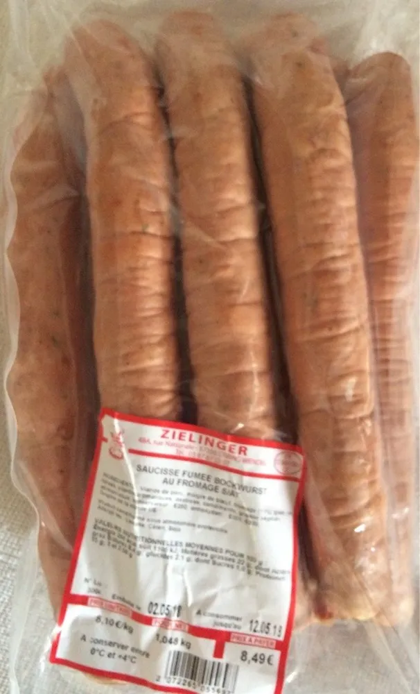 Saucisse fumée Bockwurst
