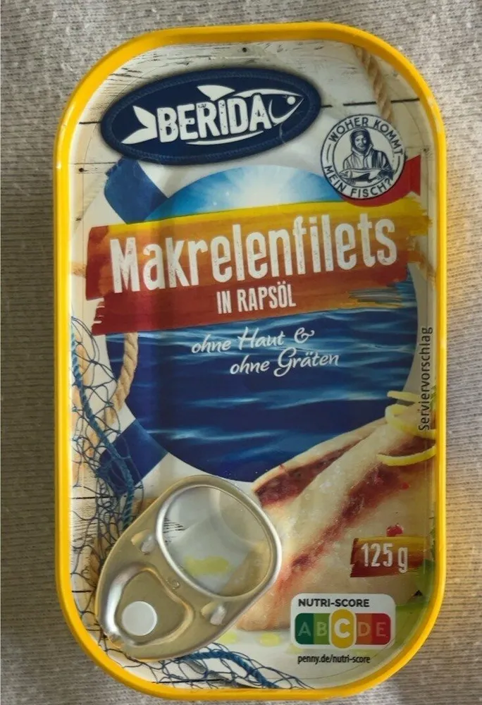 Makrelenfilets in Rapsöl