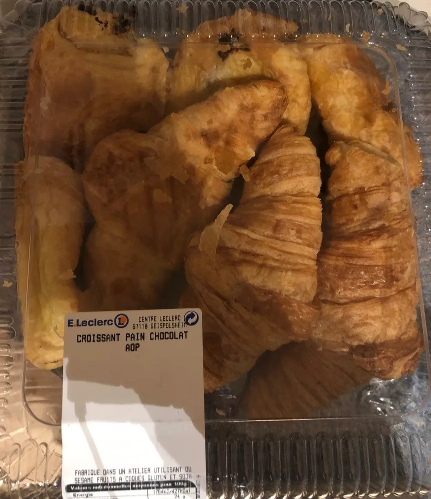 Croissant pain au chocolat ADP