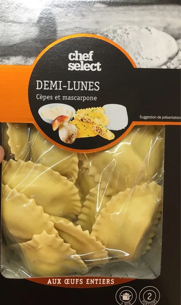 Demi lune cèpes