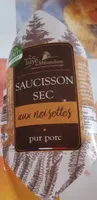 Saucisson sec aux noisettes