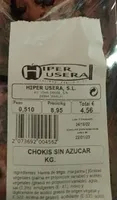 CHOKIS SIN AZUCAR