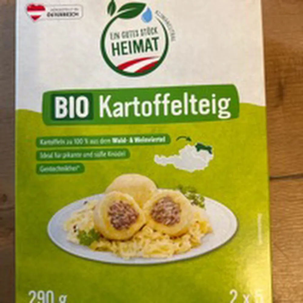 Bio Kartoffelteig