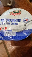 Naturjoghurt 3,6% Fett  cremig