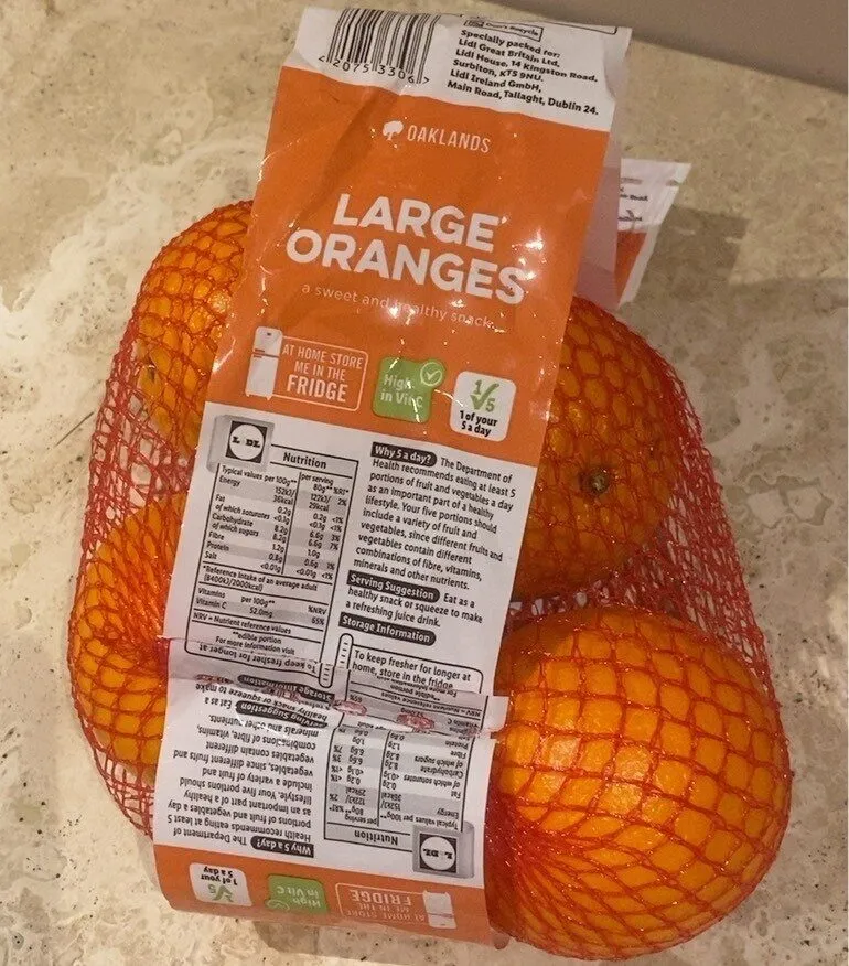 Large Oranges