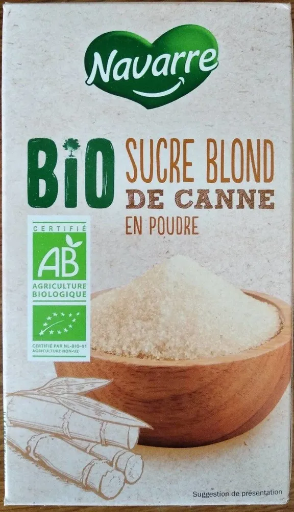 Sucre blond de canne bio
