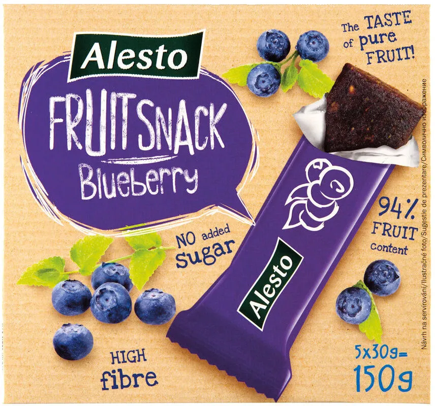 Baton de fructe cu gust de afine