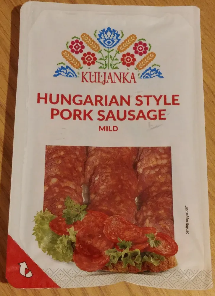 Hungarian style pork sausage