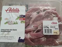 Chuletas de pavo marinadas