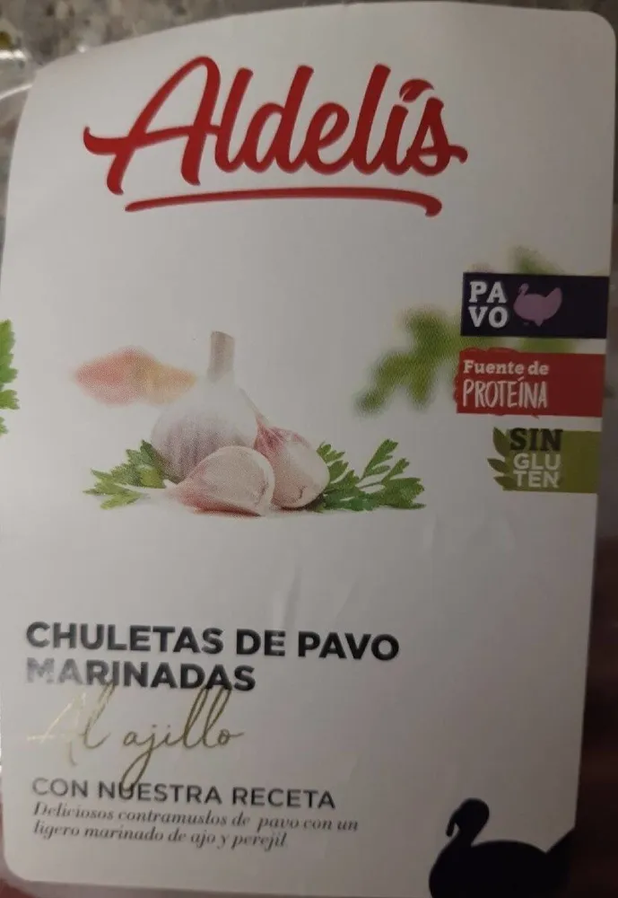 Chuletas de pavo marinadas