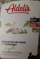 Chuletas de pavo marinadas