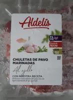 Chuletas de pavo marinadas Aldelís